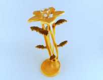 Tilted Flower Vase
